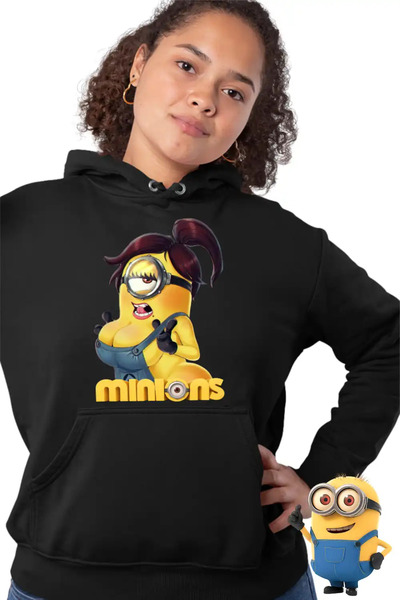 OEM Γυναικείο Φούτερ Μίνιονς Μαρλένα Οι Απαισιοί Μίνιονς