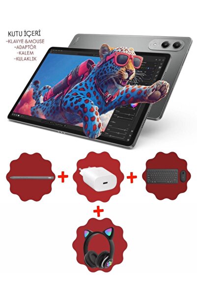 LENOVO Yoga Tab 3.3Ghz 12Gb 256Gb 11.1inch' 3.2K- Android Tablet+ Klavye ve m...