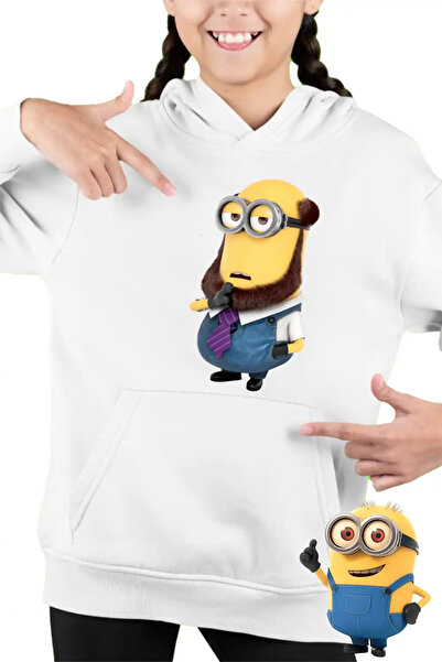 OEM Παιδικό Φούτερ Κοριτσιών Μίνιονς Φιλόσοφος Καθηγητής Απαισιότατοι