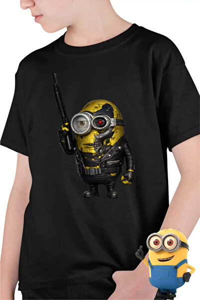 OEM Tricou Copii Baieti Minions Terminator Biker Despicable
