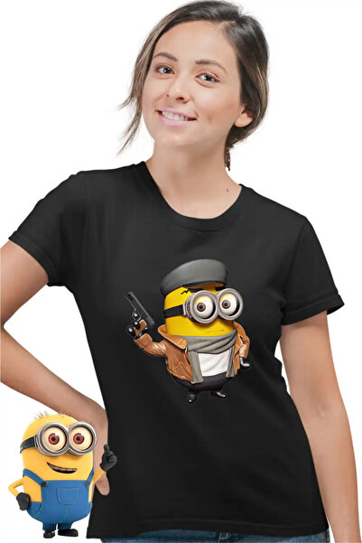 OEM Tricou Femei Minions Detective Noir Despicable