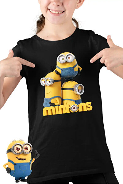 OEM Παιδικό Κοριτσίστικο Μπλουζάκι Ομάδας Μίνιονς  "Απαισιάτικα Μίνιονς "