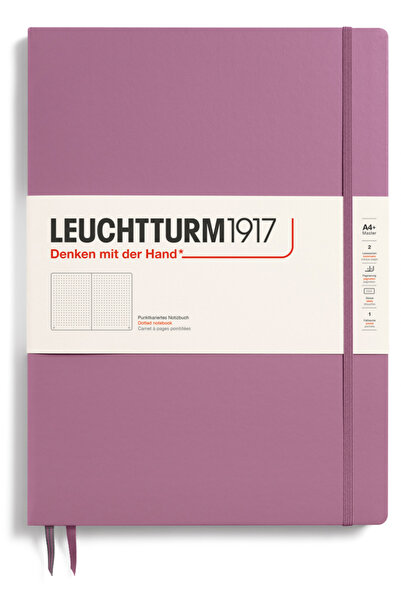 Leuchtturm1917 Master Slim (A4+), Blocnotes cu 123 de pagini, cu puncte, Roz ...