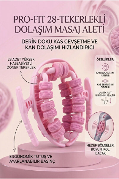 Soft Kare Pro Tekerlekli Masaj Aleti,Derin Doku Kas Gevşetici ve Kan Dolaşım ...