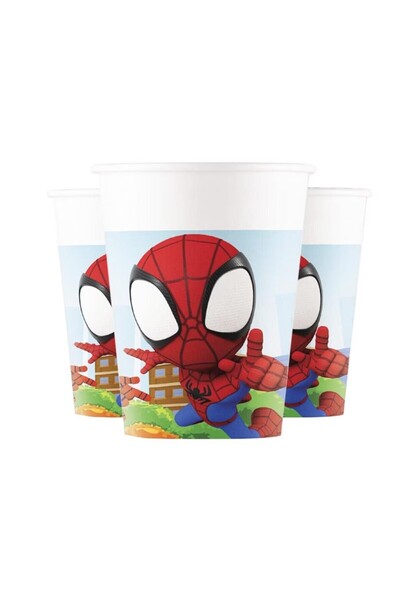 Procos Set de 8 pahare Spidey 200 ml
