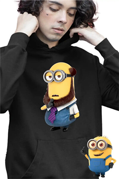 OEM Детски суичър за момчета Миньони Философ Професор Аз, проклетникът