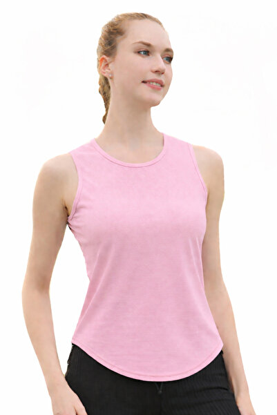 Vitra World Women Quick Dry Sleeveless Workout Tank Top Slim Fit Crew Neck Yo...
