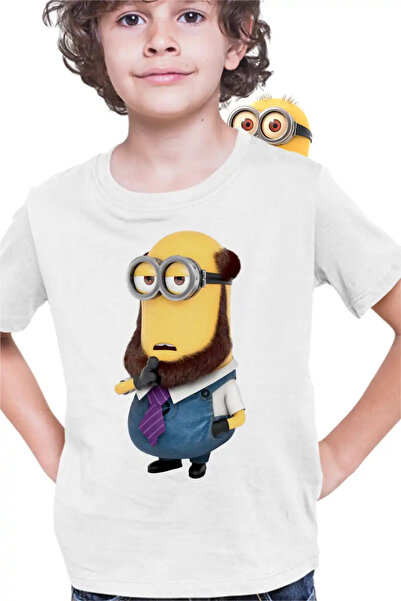OEM Детска тениска за момчета Миньони Философ Професор Аз, проклетникът