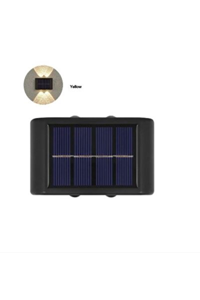 SimpluAcasa SET 4X Lampă Solară de Perete pentru Exterior cu 4 LED-uri și Efe...