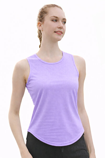 Vitra World Women Quick Dry Sleeveless Workout Tank Top Slim Fit Crew Neck Yo...