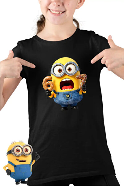 OEM Παιδικό Κοριτσίστικο Μπλουζάκι Μίνιονς Έξι Επτά Ντόνατς 67 Απαισιότατοι