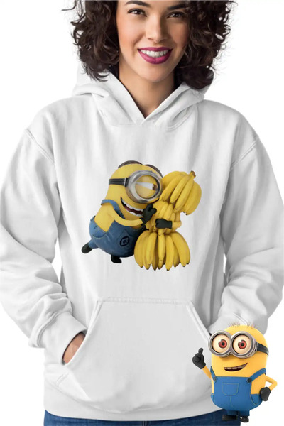 OEM Women's Hoodie Minions Banana Despicable