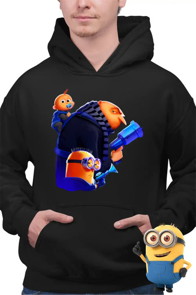 OEM Men's Hoodie Despicable Minions Mission