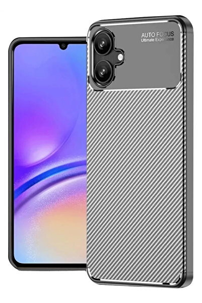 Beta Moda Hub Newface Samsung Galaxy A06 Case Auto Focus Carbon Cover - Gray