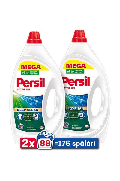Persil Detergent lichid universal Deep Clean, 2 x 3.96l, 176 spălări