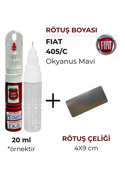 Önder Ticaret Fıat 405C Okyanus Mavi Rötuş Boyası ve Rötuş Çeliği Egea Tipo 500e