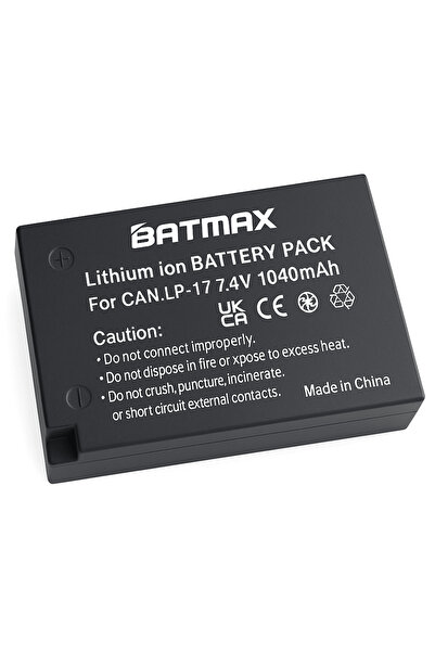 Batmax Battery for Canon LP-E17 1040 mAh fully decoded