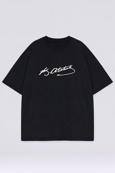 LORVEX Μπλουζάκι Oversize Unisex 100% Βαμβακερό Άνετο Μπλουζάκι με Στάμπα