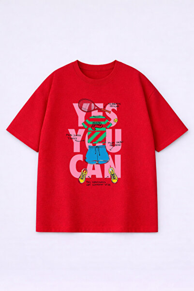 LORVEX Oversize Unisex T-Shirt 100% Cotton Comfortable Fit Printed T-Shirt