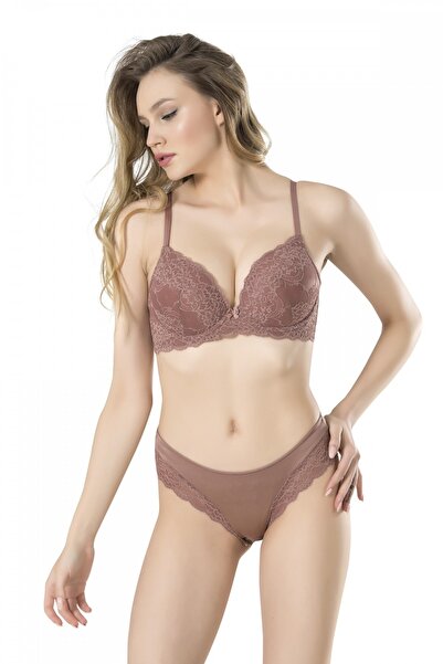 CSN CASANO Lace Extra Padded Push up Bra Panty Set