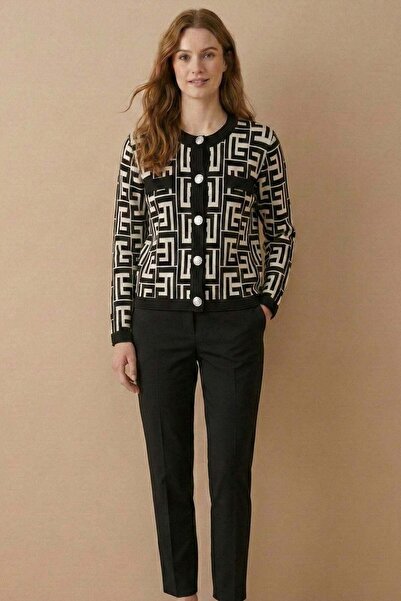 FTZ WOMEN Cardigan cu model pentru femei, negru 20932