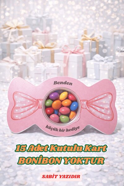 Emtory Gift 15'li Pembe Kurdele Model Şeker Kutusu - Çikolata Kutusu - Nişan ...