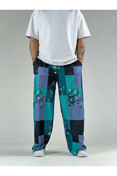 COCOPELLI Ocean Men's Patchwork Oversize Pants Coc3041