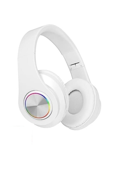 Epilons سماعات بلوتوث لاسلكية مع إضاءة RGB فوق الأذن، سماعات سلكية لاسلكية B3...