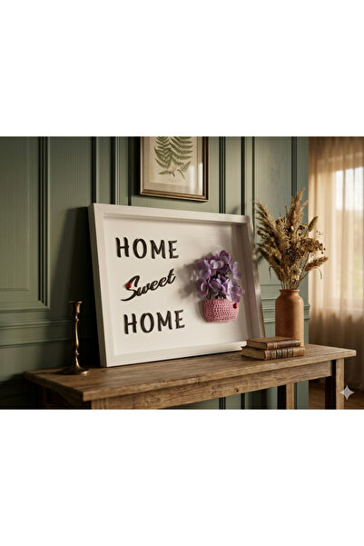 Home Sweet Home Pano - Duvar Dekoru (40cm * 30 cm)