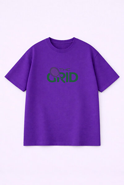 LORVEX Овърсайз унисекс тениска от 100% памук, с удобна кройка и принт