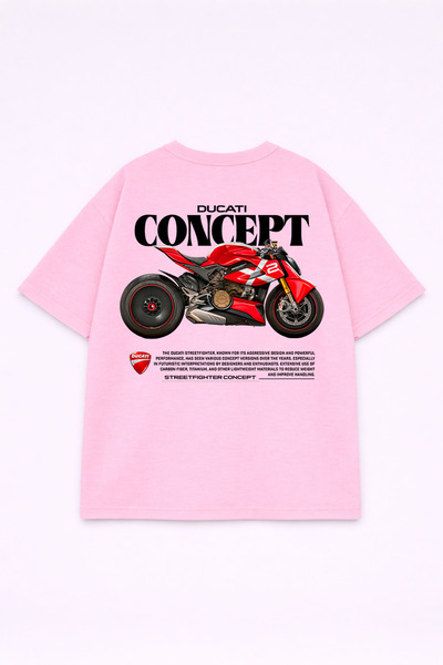 LORVEX Μπλουζάκι Oversize Unisex 100% Βαμβακερό Άνετο Μπλουζάκι με Στάμπα