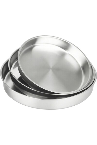 ÖZBİR Stainless Steel Round Baking Tray 36X9 cm
