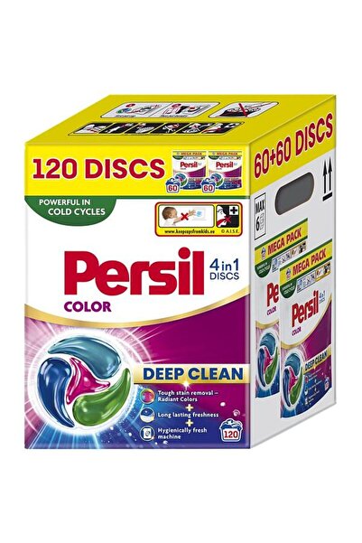Persil Discuri 4 în 1 Color, 2 x 60 spălări