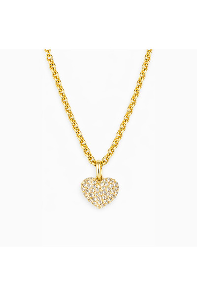 NOVVO Heart Necklace Plated with 18k Gold