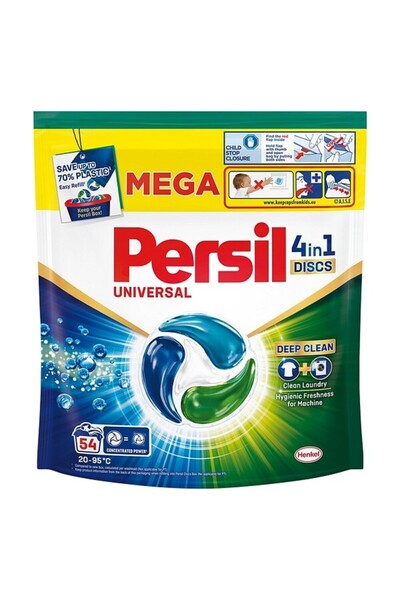 Persil Discuri 4 în 1 Universale, 54 spălări