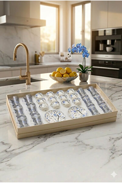 Generic Tea Cups and Saucers Coffee Cup Set with Elegant Design