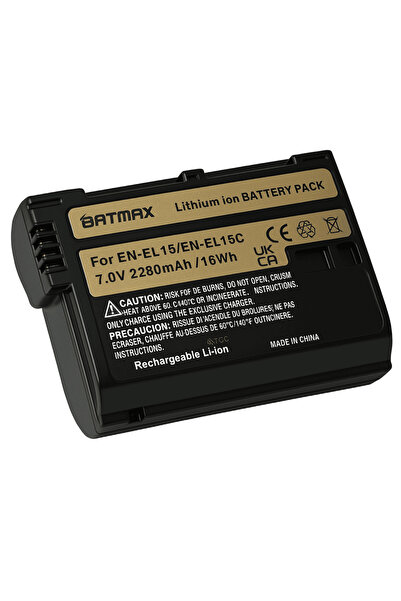 Batmax Battery for Nikon EN-EL15 2280 mAh fully decoded