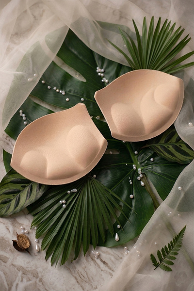 CUPSEA Mayo Bikini İçin Yeni Dolgu Push Up Kedi Pati Model Ten Çift