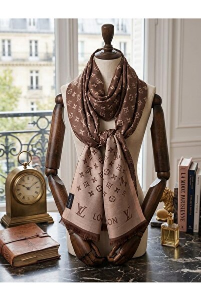 white stars Double-Sided L Pattern Shawl