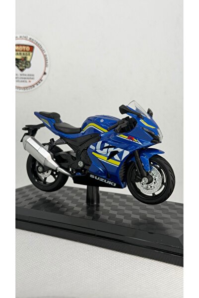MotoGarage Suzuki GSX-R1000R MotoGP Edition Mavi 1:18 Ölçek Diecast Model Mot...