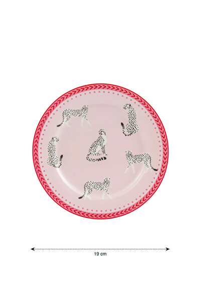 LC Waikiki LCW HOME Karışık Baskılı Porselen Pasta Tabağı 19 Cm