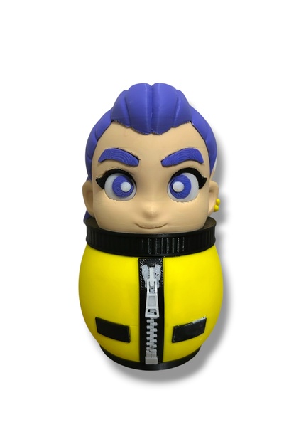 OEMPLUS K-Pop Rumi Demon Hunters Premium 3D Figür Kumbara - 15 cm Özel Tasarım