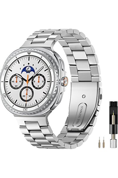 Miimall Metal Band Compatible for Samsung Galaxy Watch 8 40mm 44mm/8 Classic ...