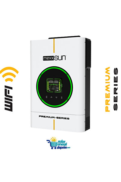 MEXXSUN Premium Tam Sinüs Akıllı İnverter 48V 6kW (Paralel /Wi-Fi/ Dual Outpu...