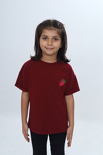 Toontoy Tricou cu mânecă scurtă și imprimeu pentru fete 24978