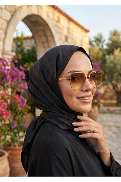 white stars Double-Sided L Pattern Shawl