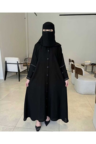 Rooz عباية عمليه وكشخه قماش انترانت ملكي من