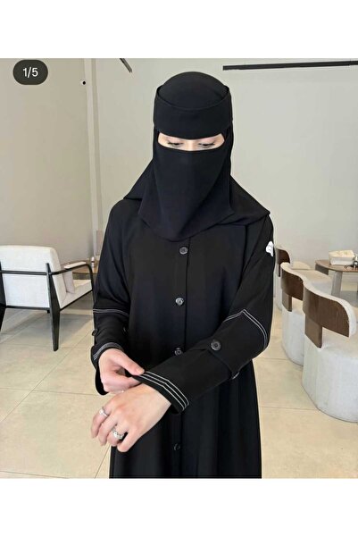 Karmen عباية كشخه عمليه قماش انترانت ملكي من Rooz