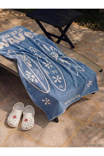 LC Waikiki Γυναικεία πετσέτα θαλάσσης με στάμπα 70x150 εκ. (S6)