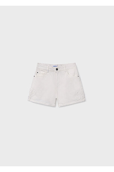 MAYORAL Girl's Shorts Cream - 06204